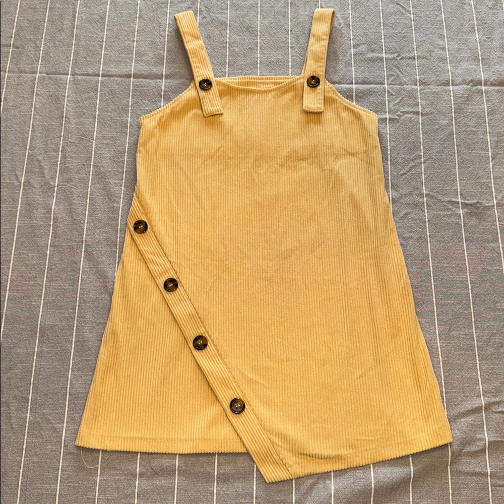Boutique jumper -butter Yellow Corduroy, size 150 or approximately girls 12, LN!